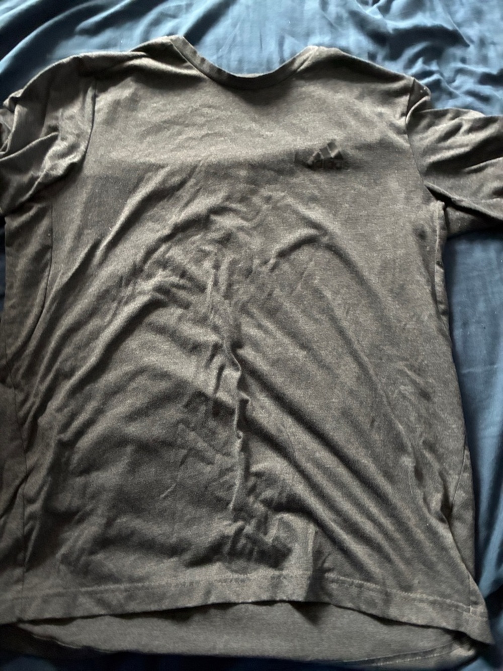 adidas Black Short-Sleeve Crew T-Shirt